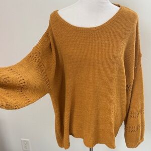 Cozy Mustard Sweater-Knox rose